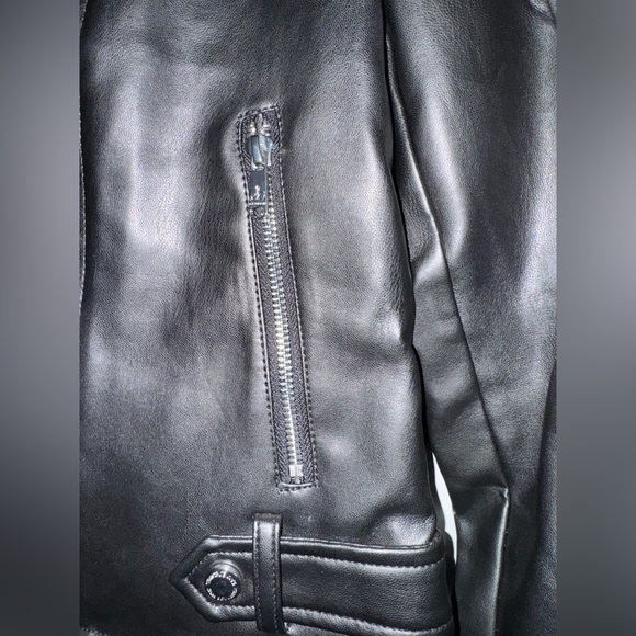 LIKE NEW SAM EDELMAN FAUX LEATHER JACKET - Picture 7 of 7